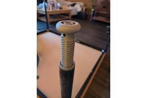 Hoekbureau, 160x120cm hoogte vertelbaar