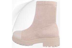 Givana suede enkel laarsjes beige 36 (let op heeft 1 mankeme