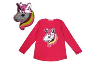 Seagull longsleeve t-shirt fuchsia Unicorn 170/176