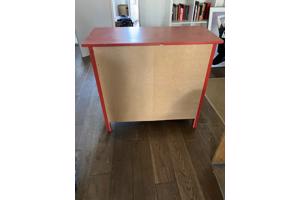 Ikea HEMNES Ladekast 3 lades, Rood, goede conditie