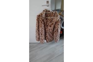 dames luipaardprint.fleece m