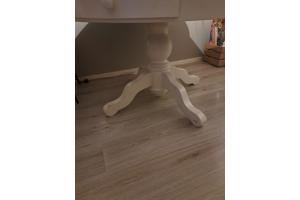 Witte ronde eettafel 130 opknapper
