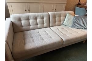 2x bank + stoel van Ikea Landskrona
