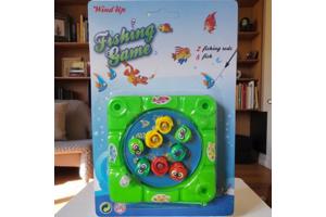opwindbaar vis hengel spel groen reis editie
