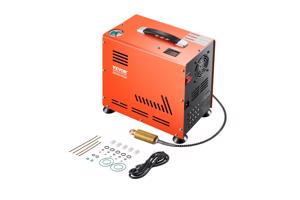 PCP Compressor, Vevor 800W - dubbele cilinder - 310 bar.