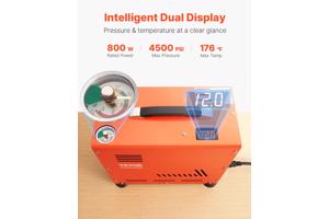 PCP Compressor, Vevor 800W - dubbele cilinder - 310 bar.