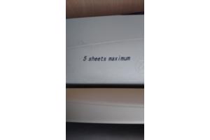 elektrische papiervernietiger/versnipperaar(max 5 vellen) te