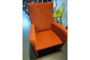 Keurige fauteuil,  kleur Rood/Oranje