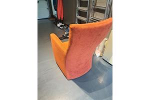 Keurige fauteuil,  kleur Rood/Oranje