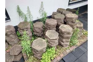 Gratis Tuintegels ~30m2 hexagon