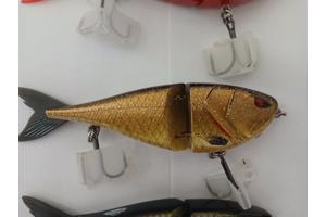 Setje van 5 stuks Berkley zilla jointed glider 13,5cm