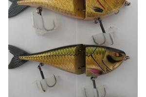 Setje van 5 stuks Berkley zilla jointed glider 13,5cm