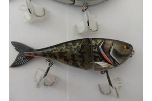 Setje van 5 stuks Berkley zilla jointed glider 13,5cm