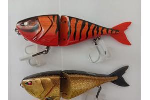 Setje van 5 stuks Berkley zilla jointed glider 13,5cm