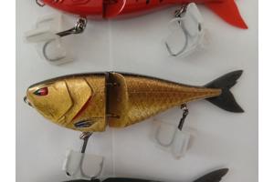 Setje van 5 stuks Berkley zilla jointed glider 13,5cm