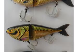 Setje van 5 stuks Berkley zilla jointed glider 13,5cm