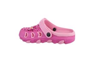 Slipper schoen donkerroze met strikje 30