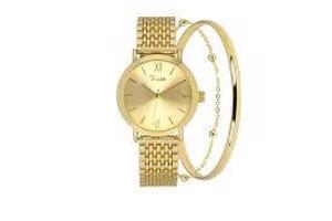Giftset met horloge en 2 armbanden van Di Lusso