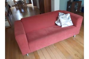 2-zits en 3-zits bank Montel stof steenrood