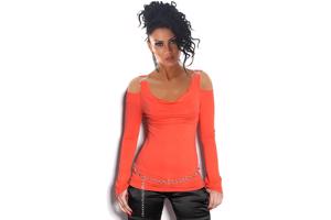 Shirt  1 maat (34/40) Wit, oranje, rood of roze, nieuw