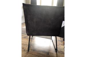 fauteuil  donker grijs.  Goed onderhouden