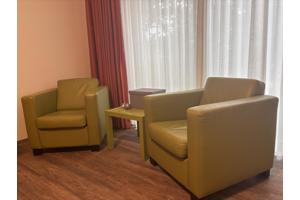 Groene fauteuils