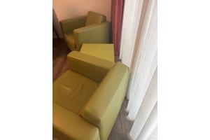 Groene fauteuils