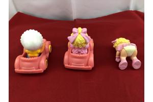 Muppets Miss Piggy en Animal in autootjes set