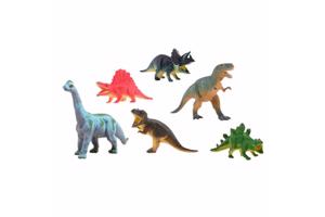 6x Animal World Dinosaurus speelset