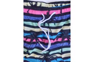 Zwembroek - short meerkleurig met palmbomen XL