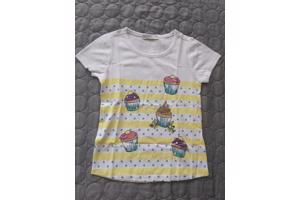 Glo-Story cupcakes t-shirt geel 110