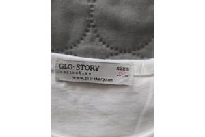 Glo-Story cupcakes t-shirt geel 110