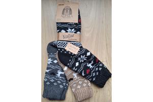 3 Paar Thermo Alpaka Wollen Sokken Maat 43-47