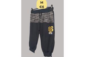 Nanqier heren korte broek donkerblauw grijs M