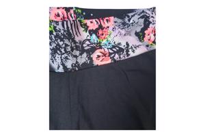Legging zwart lila S/M