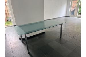 Eettafel glas Rolf Benz