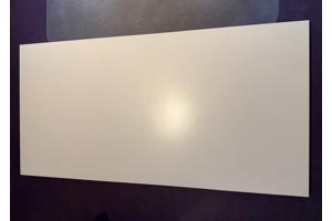Wit bureau 120x 60 cm met verstelbare poten