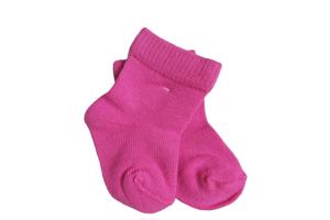 baby sokken donker roze 0-3 mnd