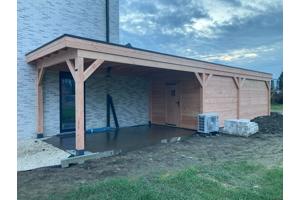 Maatwerk- Douglas houten bijgebouwen, tuinhuisjes