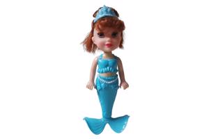 Mermaid zeemeermin pop blauw 18cm