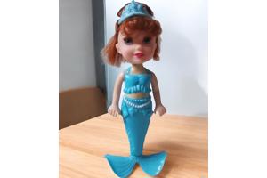 Mermaid zeemeermin pop blauw 18cm