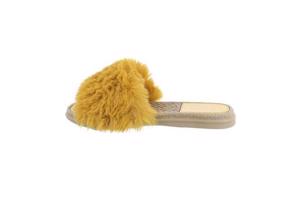 Givana Fluffy muiltjes - slippers geel 38