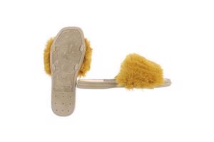 Givana Fluffy muiltjes - slippers geel 38