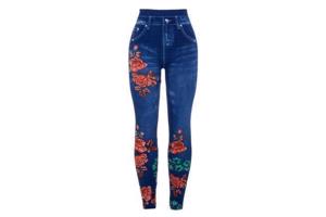 Top Look legging rozen blauw one size