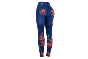 Top Look legging rozen blauw one size