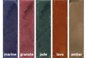 Vives luca Granate AB/C 8x31,5 cm accent wandtegels handvorm