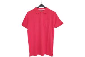 Glo-Story effen heren polo rood S