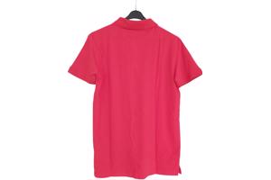 Glo-Story effen heren polo rood S