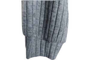 stretchy jurk grijs met pofmouwen XXL