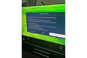 Qled tv in excellent condition